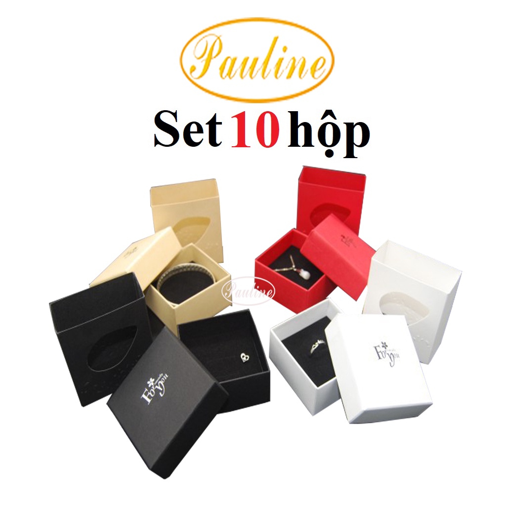 ชุดกล่องเครื่องประดับสร้อยข้อมือ 10 ชิ้น 7.5x7.5x3.5 H775FY For You 4 สี - ร้าน Pauline