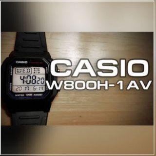 นาฬิกาข้อมือผู้ชาย CASIO รุ่น W800H-1A 👉🏼ของแท้💯% 👈