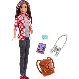 Barbie® Core Travel Skipper Doll ตุ๊กตา บาร์บี้ ทราเวล สกิปเปอร์ FWV17 CH