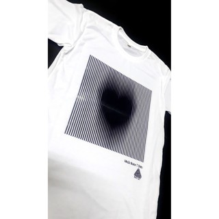 MiraZe A011 รูปหัวใจ เสื้อยืดลวงตา MiraZe Brand Illusion T Shirt สีขาว