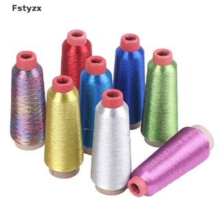 Fstyzx ด้ายผ้าไหม สีทอง สีเงิน 3600 เมตร สําหรับเย็บปักถักร้อย คอมพิวเตอร์