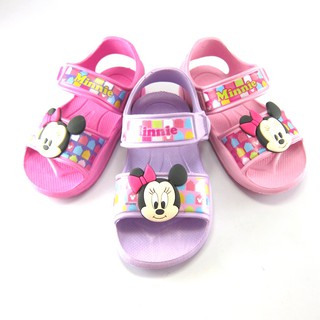 Kenta รองเท้าแตะPVCสวมรัดส้น ลาย Minnie Mouse รุ่น BM52 ขนาด13-18