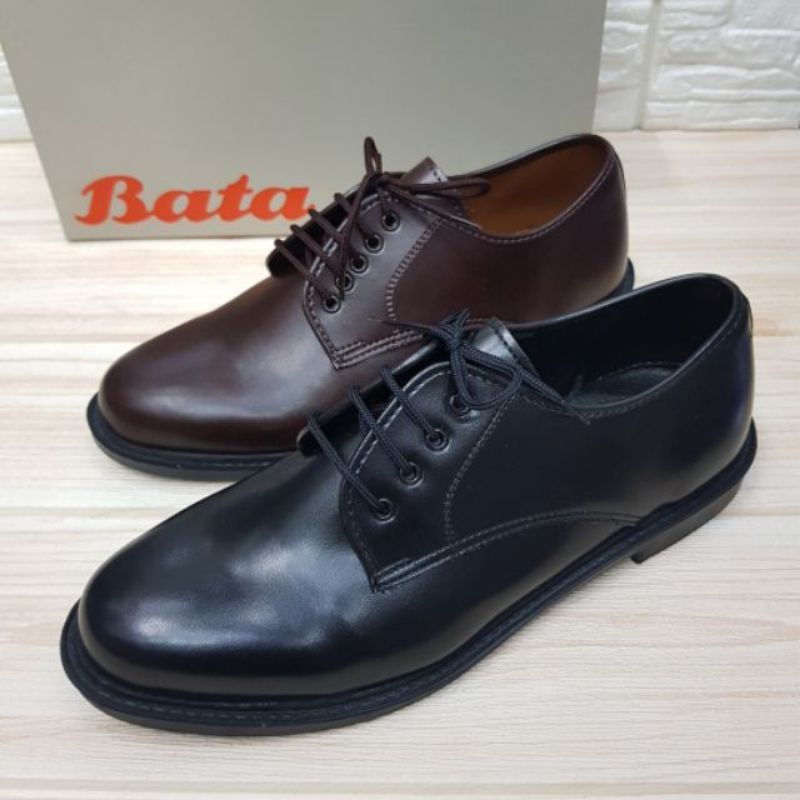 Bata รองเท้าคัชชูหนัง สีน้ำตาล เเบบผูกเชือก Size 3 รุ่น 821-4782