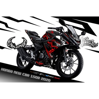 สติ๊กเกอร์แต่งลายรถ Honda Cbr 150 2019 ลาย VENOM