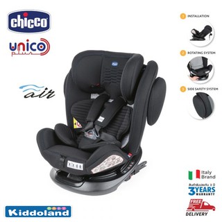 Chicco Unico Plus Air – Black คาร์ซีทสำหรับเด็กแรกเกิด-น้องน้ำหนัก 36กิโลกรัม