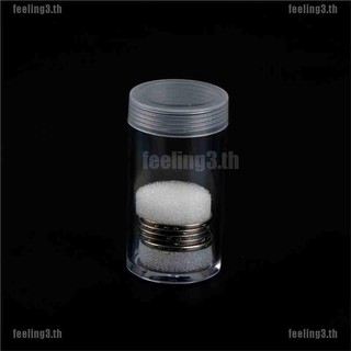 (Ada) One 30mm coin prevents damage Total protective tube Transparent coin storage
