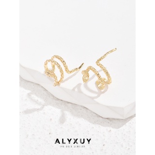 Alyxuy คลิปหนีบงู ชุบทอง 14k (ขาย 1 คู่)