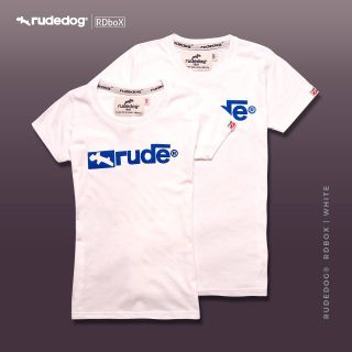 Rudedog เสื้อยืด รุ่น Box19 สีขาว