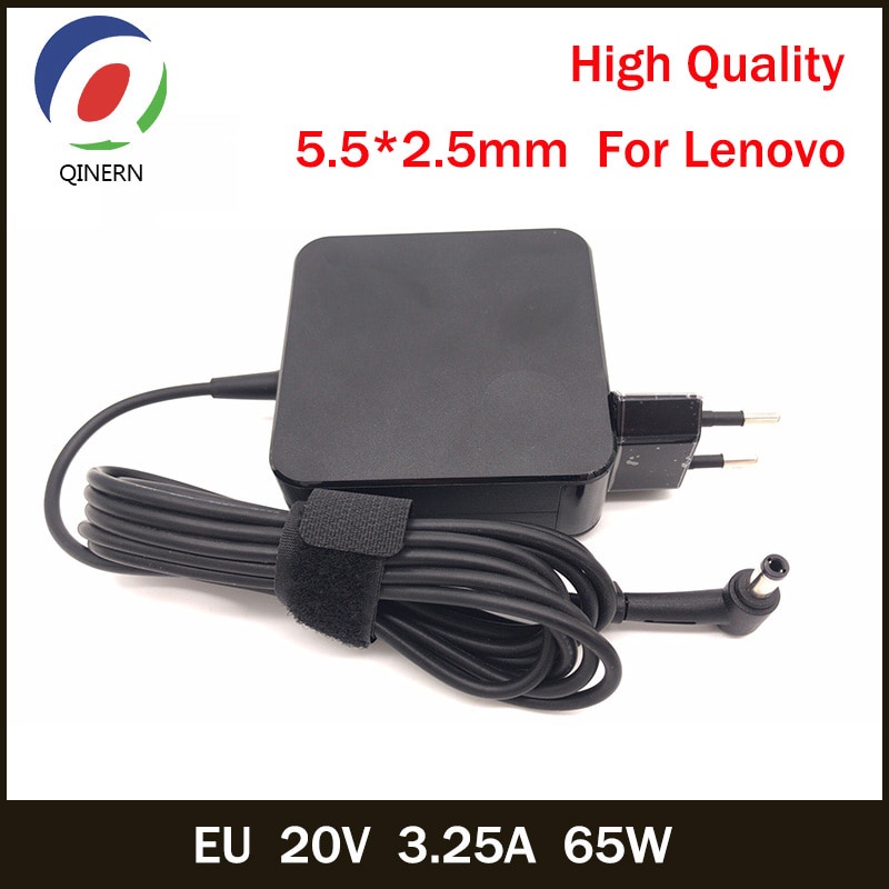 20V 3.25A 65W 5.5*2.5 มม.แล็ปท็อปสําหรับLenovo G460 Y460 G470 Y470 G480 Y410P U130 U165 U350 U310 U4