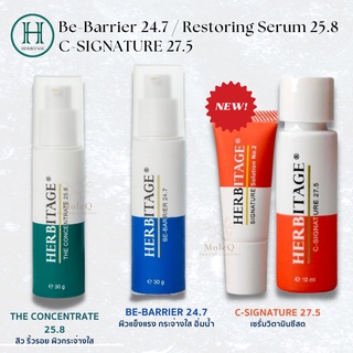 HERBITAGE BE-BARRIER 24.7 Restoring Serum / The CONCENTRATE 25.8 Serum Booster / C-Signature 27.5 ต่อต้านริ้ว