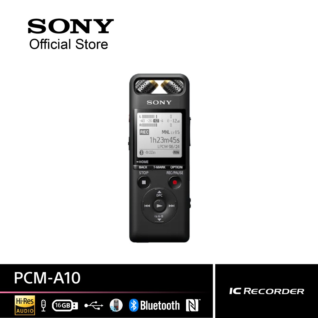 SONY PCMA10 Voice Recorder HiRes Shopee Thailand