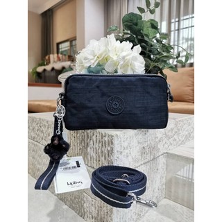 MIDNIGHT BLUE KIPLING PURSE WITH 2-STRAP