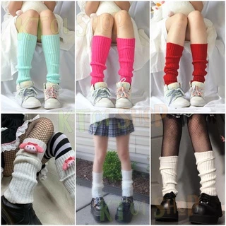 ปลอกขา egirl HARAJUKU 💜🖤 y2k | gothic jk ฮาราจูกุ [29สี+ลายทาง+ยาวพิเศษ]