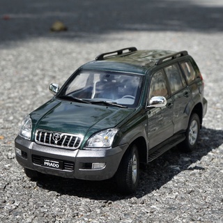 โมเดลรถยนต์ TOYOTA PRADO GX 1: 18 Original Factory TOYOTA PRADO 2008 Off-Road ของเล่นสําหรับเด็ก