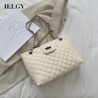 IELGY All-match large-capacity fashion messenger one-shoulder diamond tote bag women