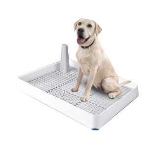 [โค๊ดส่วนลด] My Paws ถาดรองฉี่สุนัข รุ่นแข็งแรงพิเศษ 2 ชั้น ฟรี!! เสาเล็ง (G) ห้องน้ำสุนัข Dog Toilet tray