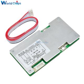 บอร์ดป้องกันแบตเตอรี่ลิเธียม 7S 24V 30A 40A 60A BMS PCB PCM 7 เซลล์