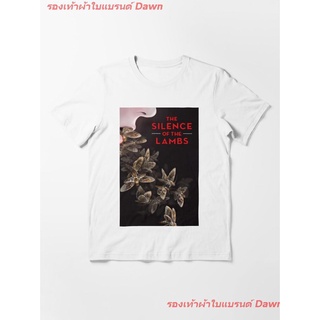 เสื้อยืดผ้าฝ้ายพิมพ์ลายแฟชั่นเสื้อยืดคอกลมcrew neck2022 The Silence Of The Lambs Essential T-Shirt เสื้อยืด ดพิมพ์ลาย ดผ