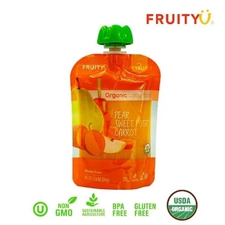 FruityU อาหารบด สำรับเด็กบด ออร์แกนิค พร้อมทาน ขนาด 99 กรัม