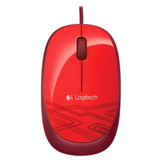 Logitech Corded Mouse - M105 Red