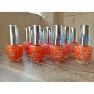 CALAR Peach Set สีทาเล็บเจล สีเจล สีพีช น่ารักๆ ไม่ต้องเข้าเครื่องอบ ( 1เซ็ท/12 ขวด )