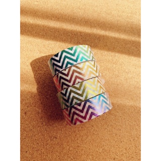 🌈 RAINBOW ZIGZAG WASHI TAPE 🌈 วาชิเทป เทป ลาย ฟันปลา สีรุ้ง🌈