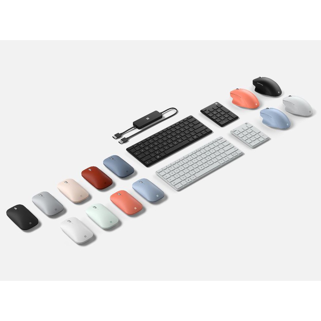 MICROSOFT DISIGNER COMPACT KEYBOARD Glacier Grey MCS-21Y-00057 ...