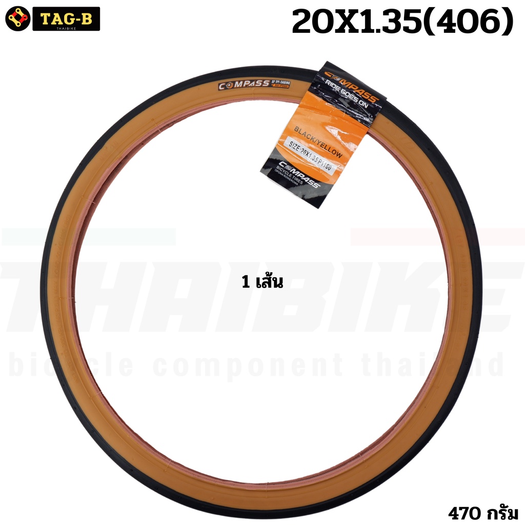 ยางนอกจักรยานขอบลวดใส่รถพับ ยางนอกล้อ 16 20 KENDA COMPASS 16X1 3/8 20X1.35 - รูปที่ 4