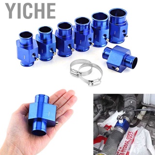 [คลังสินค้าใส][คลังสินค้าใส]YiChe Universal Metal Car Water Temp Joint Pipe Hose Temperature Sensor Adapter Blue