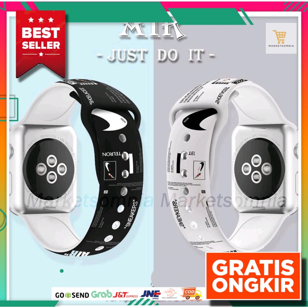 Nike AIR JORDAN Apple Watch IWO Series 5 4 3 2 1 42 มม.38 มม.44 มม.40 มม.กีฬา silicn