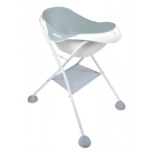 BEABA อ่างอาบน้ำพร้อมขาตั้ง Camélé’O 1st age Baby Bath with Foot Support - Airy Green