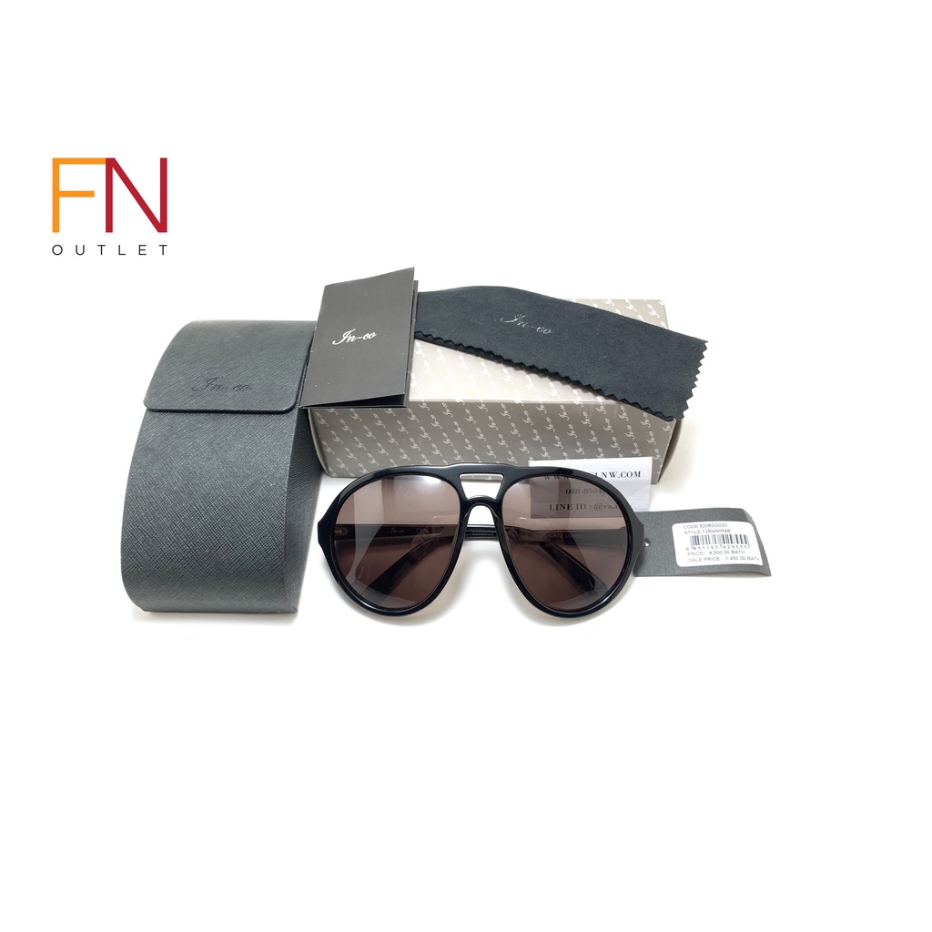 แว่นกันแดด Flynow รุ่น FN-CO 8208033 ขนาด 56-16 125 mm. ลิขสิทธิ์แท้ แว่นกันแดดเลนส์สีชา ใส่สบายตามา