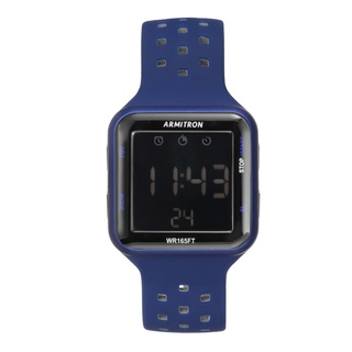 ARMITRON AR40/8417BLU (867) นาฬิกาข้อมือ Unisex สายซิลิโคน สีน้ำเงิน