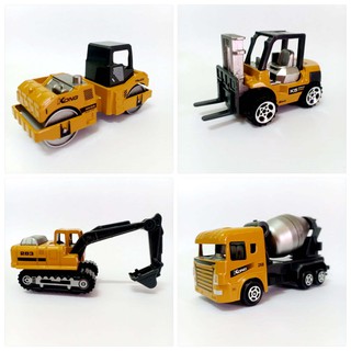 โมเดล รถเหล็ก MODEL ALLOY CONSTRUCTION HEAVY OUTY WORKER โมเดล รถเหล็ก ก่อสร้าง ( สเกล 1 : 64 ) คละแบบ สินค้ามี พร้อมส่ง