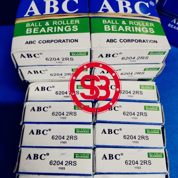 แบร์ริ่ง 6204 2RS ABC