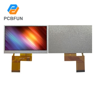 Pcbfun โมดูลควบคุม TFT LCD เคลือบเงา 4.3 นิ้ว ILI6485A 480xRGBx272 ไม่สัมผัส 40PIN RGB