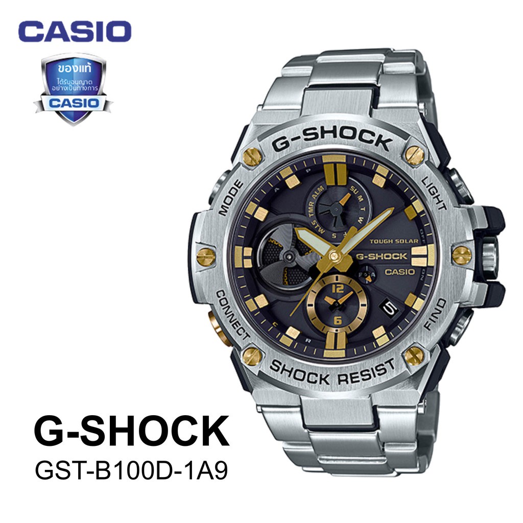 สินค้าแนะนำ Casio Edifice นาฬิกาข้อมือชาย รุ่น CST-B100D-1A9 (สินค้าใหม่ มีรับประกัน)