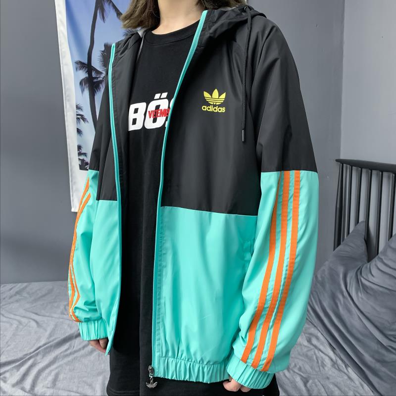 Adidas Sports Jogging Waterproof Jacket High Quality Couple Coat