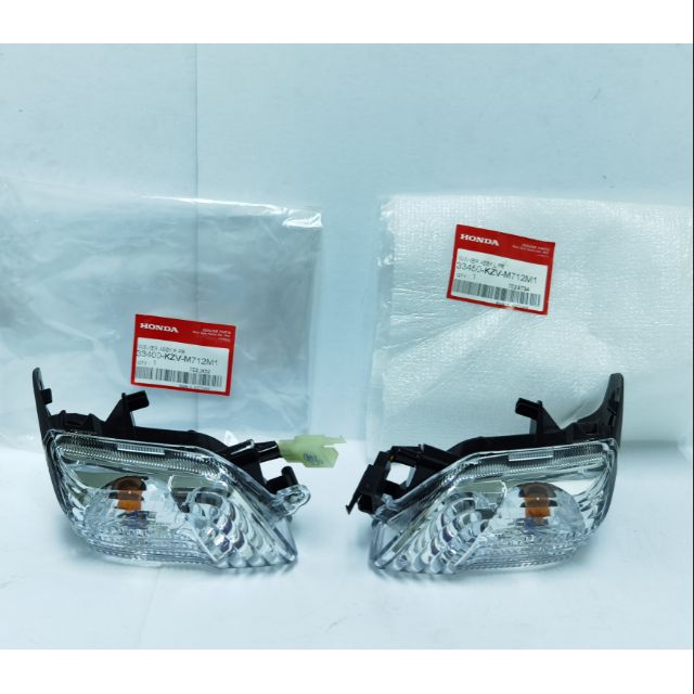 ️HONDA EX5 DREAM 110 F. I LAMP SIGNAL FRONT (1SET) 100% 33400-KZV-M712 33450-KZV-M712