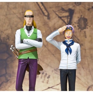 Coby &amp; Helmeppo ของแท้ JP แมวทอง - Figuarts Zero Bandai [โมเดลวันพีช] (2 ตัว)