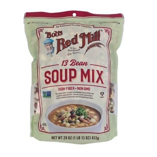 Bobs Red Mill BRM 13 BEAN SOUP MIX 822g ซุปถั่ว ไม่มีส่วนผสมของไข่ vegetarian