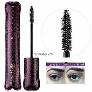 แท้ชัวร์ Tarte Lights,Camera,Lashes 4 in1 Mascara 4 mlมาสคาร่าที่ดีที่สุดจาก Tarteขนตายาวหนาเป็นแพ เรียงเส้น สูตรกันน้ำ