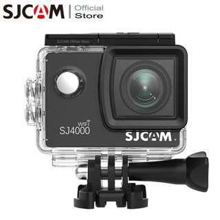 ราคาSJCAM SJ4000 WiFi  4K 30FPS  12Mp  กล้องกันน้ำ กล้องติดหมวก กล้องดำน้ำลึก 30 เมตร Action Camera Web Cam เมนูภาษาไทย ประกัน1ปี