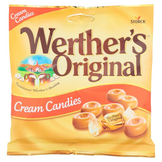🚚💨พร้อมส่ง!! สตร็อค เวอร์เธอร์ ออริจินอล ลูกอมรสเนย 90 กรัม Storck Werther's Original Butter Cream C
