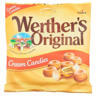 🚚💨พร้อมส่ง!! สตร็อค เวอร์เธอร์ ออริจินอล ลูกอมรสเนย 90 กรัม Storck Werthers Original Butter Cream Candies 90g