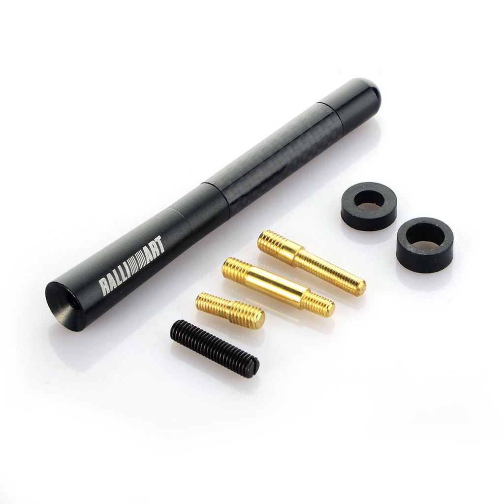 [พร้อมส่ง] เสาอากาศวิทยุ FM คาร์บอนเมทัลลิก ขนาดเล็ก 12 ซม. สําหรับติดหลังคารถยนต์ Mitsubishi RALLIA