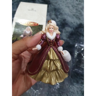 **มือสอง กล่องไม่สวย** ที่ห้อยต้นคริสต์มาสบาร์บี้ Used Ornament Barbie