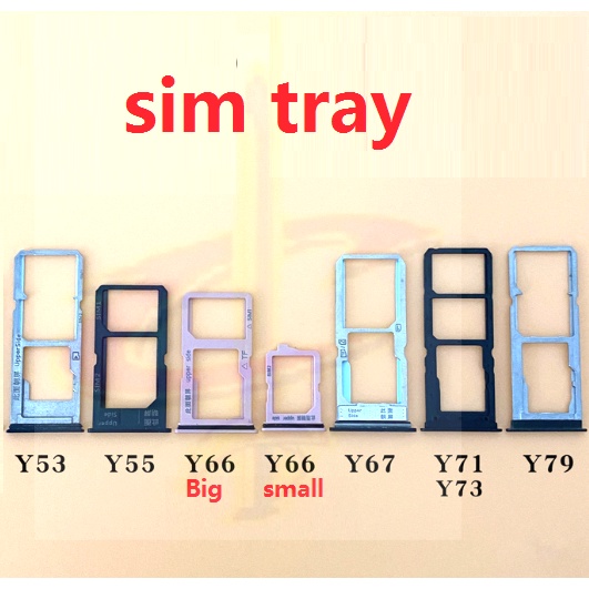 ถาดซิม (sim tray) สําหรับ Vivo Y53 Y55 Y66 Y67 V5 Lite V5S V7 Plus V7+ V5+