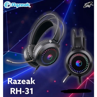 Razeak RH-31 หูฟังเกมมิ่งเกียร์ Headset Gaming 7.1 Surround sound LED Light stereo