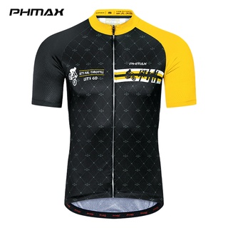 Phmax เสื้อปั่นจักรยานเสือภูเขา ระบายอากาศ แบบแห้งเร็ว เหมาะกับฤดูร้อน สําหรับผู้ชาย